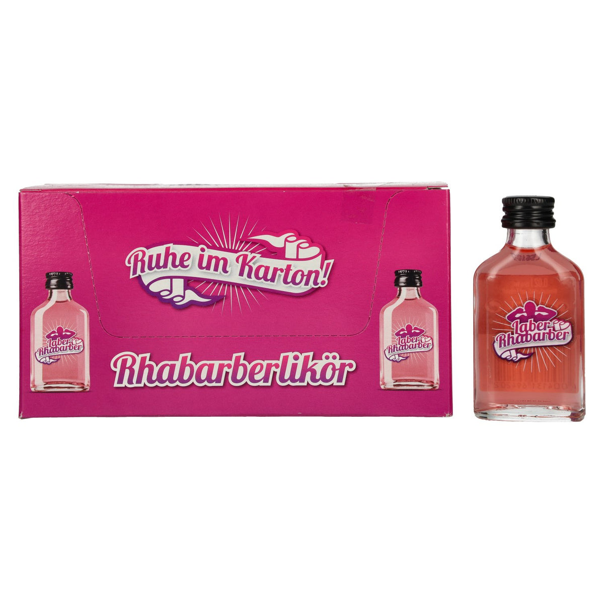 Laber Rhabarber Rhubarb Liqueur 15% ABV 20 x 0.02 l
