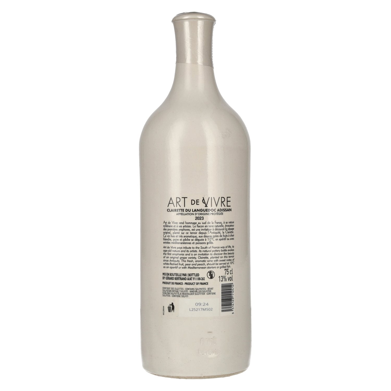 Gérard Bertrand Art de Vivre Languedoc Witte Wijn 2023 13% vol. 0,75 l