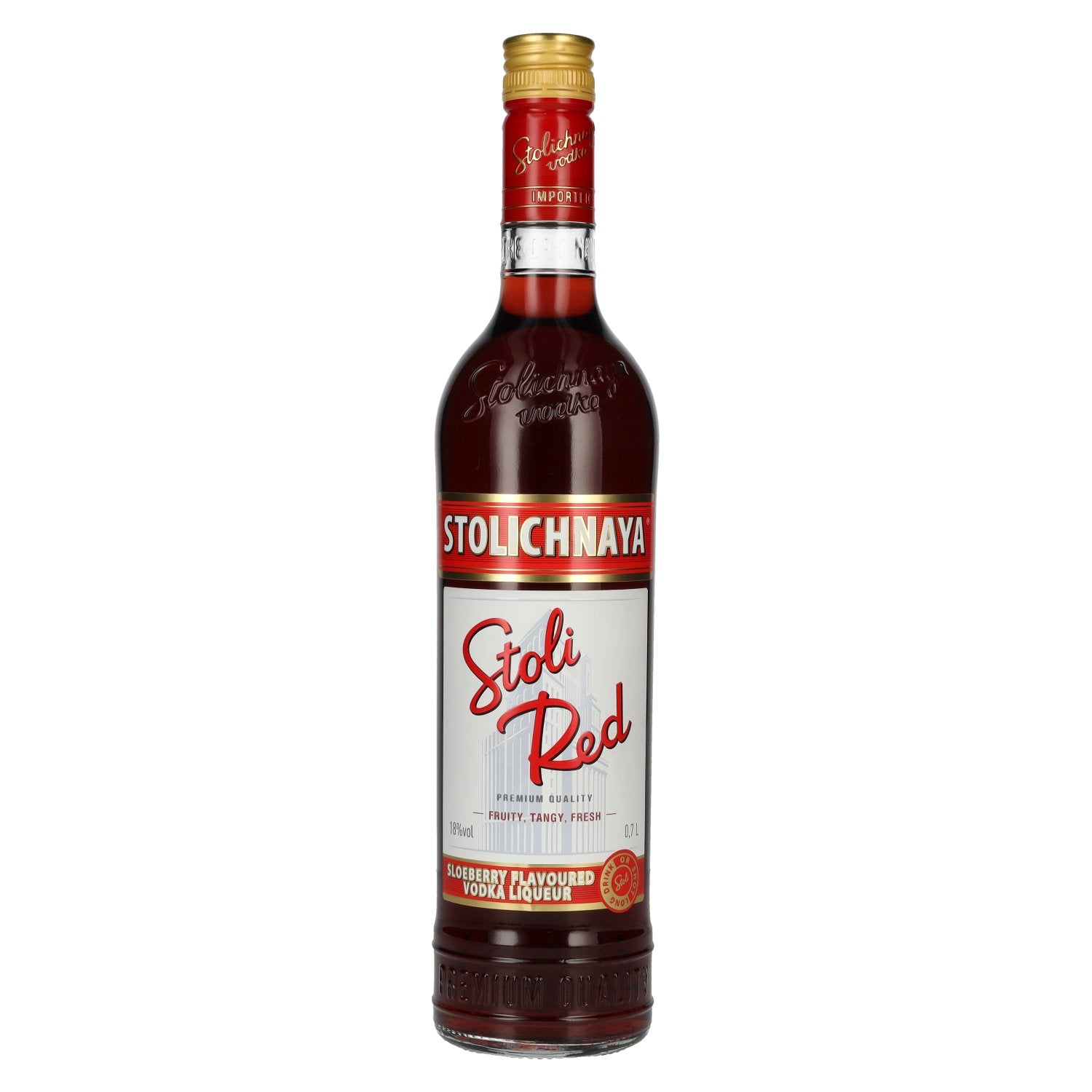 Stolichnaya Stoli Red Sloeberry Wodka Likeur FKP 18% Vol. 0,7l