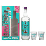 Berliner Luft DER FRISCHE Pfefferminzlikör 18% Vol. 0,7l in Geschenkbox mit 2 Gläsern