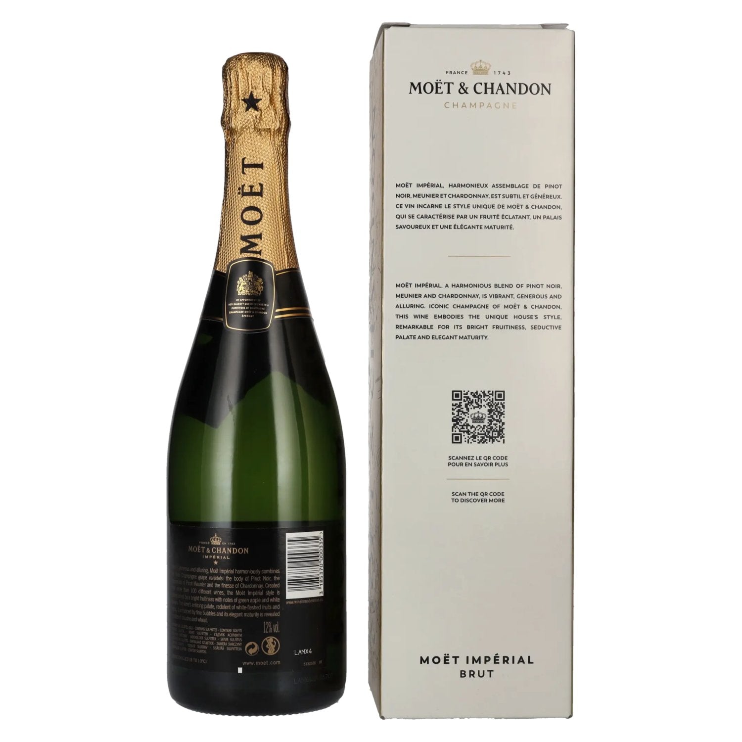 Moët &amp; Chandon Champagne IMPÉRIAL Brut Milestones 12% vol. 0.75l in geschenkverpakking