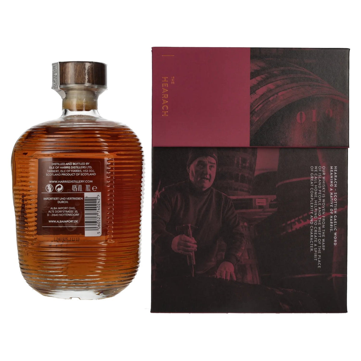 The Hearach Isle of Harris First Fill Oloroso Cask Single Malt Scotch Whisky 46% vol. 0.7 l in a gift box