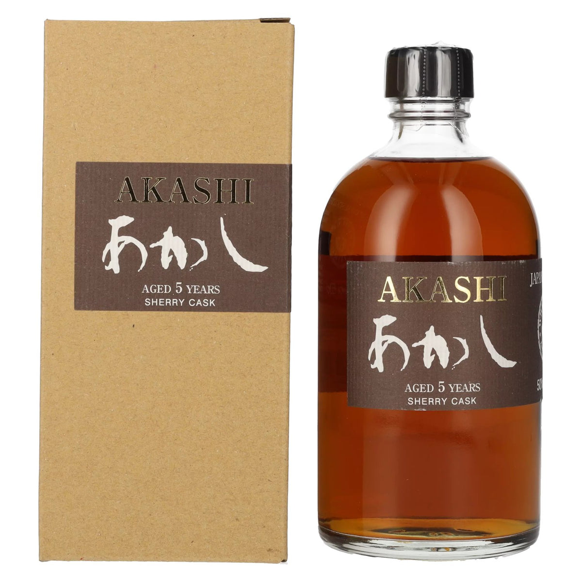 White Oak AKASHI 5-Year-Old Single Malt SHERRY CASK 50% vol. 0.5 l in a gift box