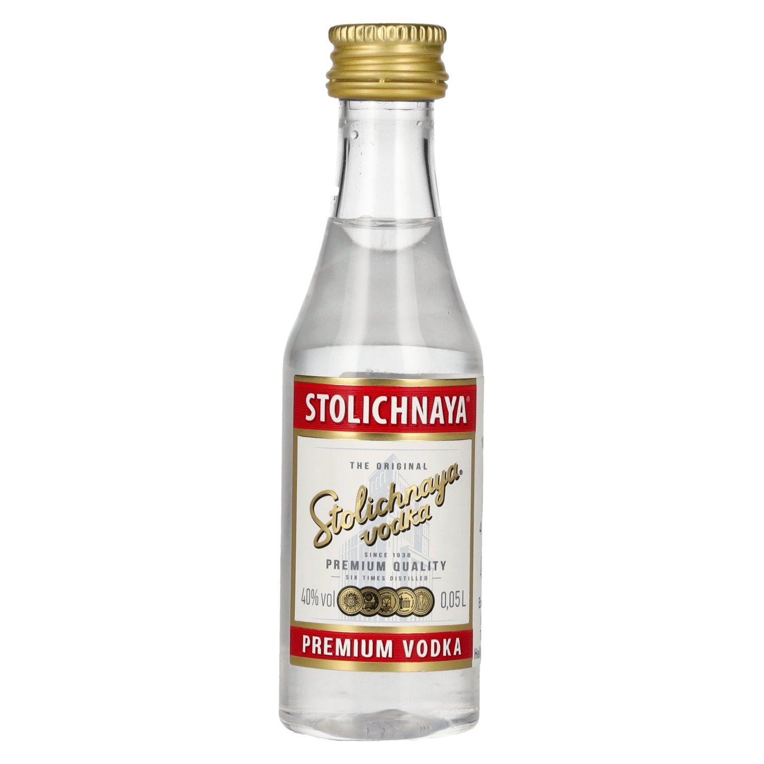 Stolichnaya Premium Vodka FKP 40% Vol. 0,05l PET