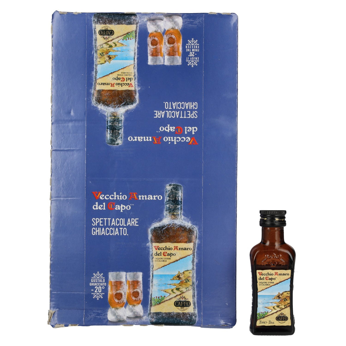 Vecchio Amaro del Capo Caffo Likeur 35% vol. 40 x 0,02 l