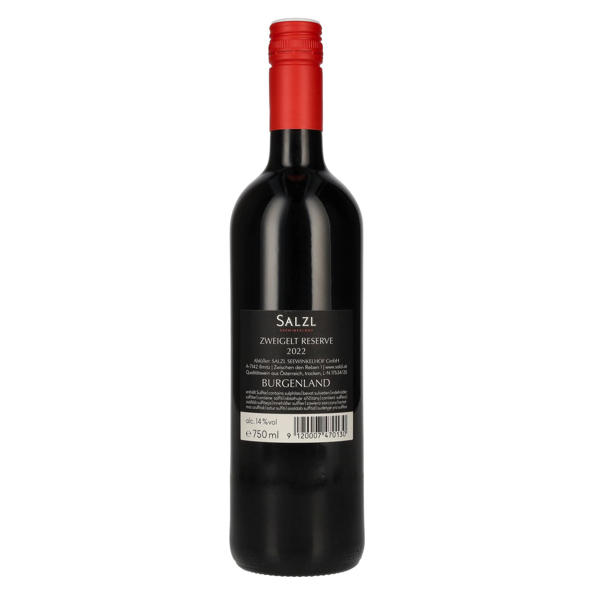 Salzl Zweigelt Reserve 2022 14% Vol. 0,75l