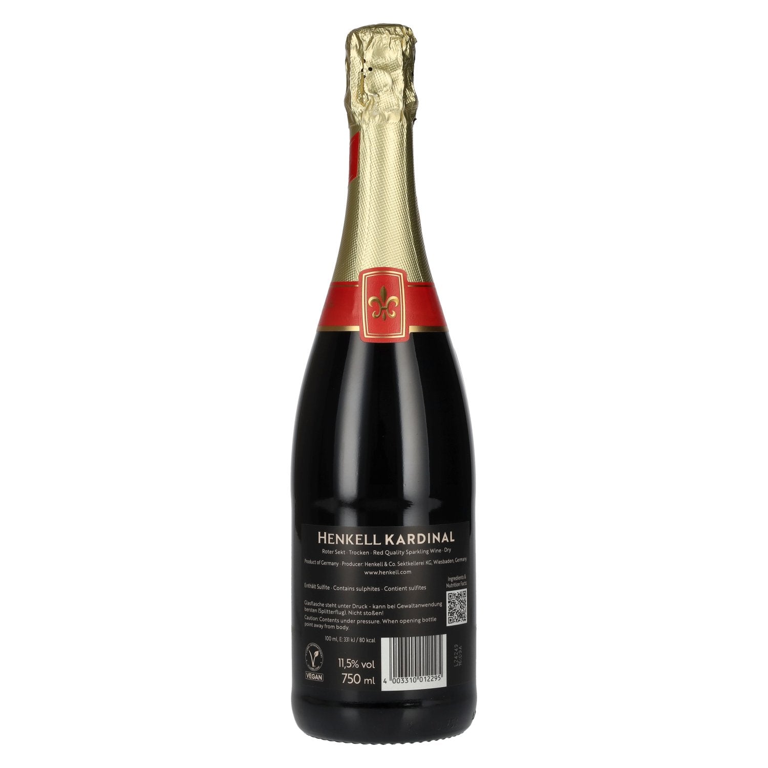 Henkell Kardinal Rode mousserende wijn 11,5% vol. 0,75 l