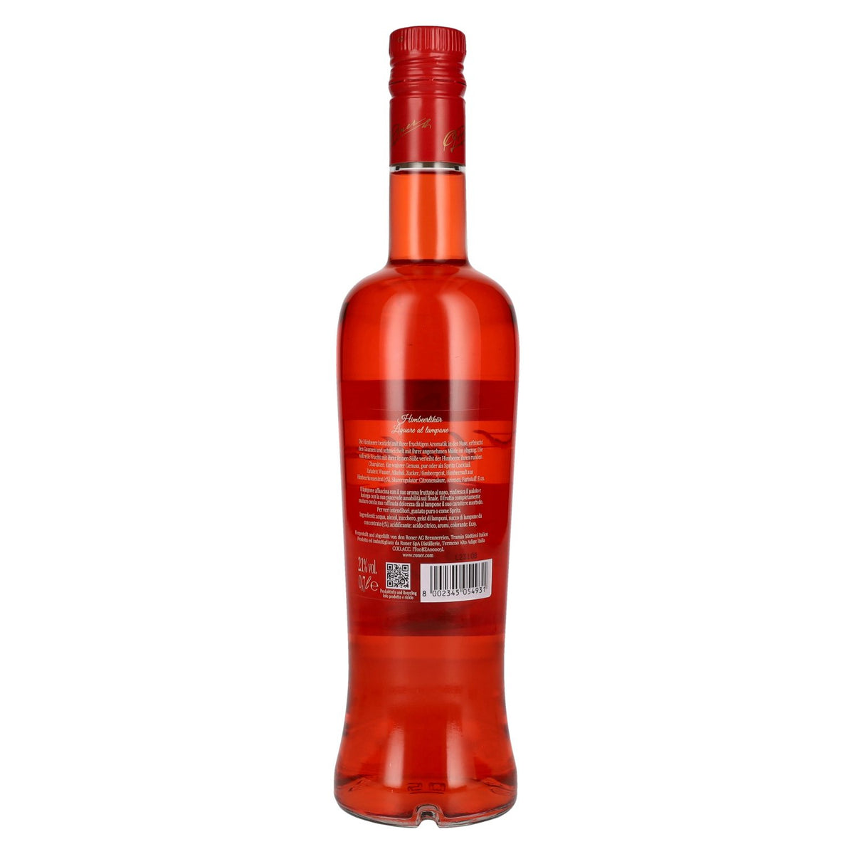 Roner Raspberry Liqueur 21% ABV 0.7 l