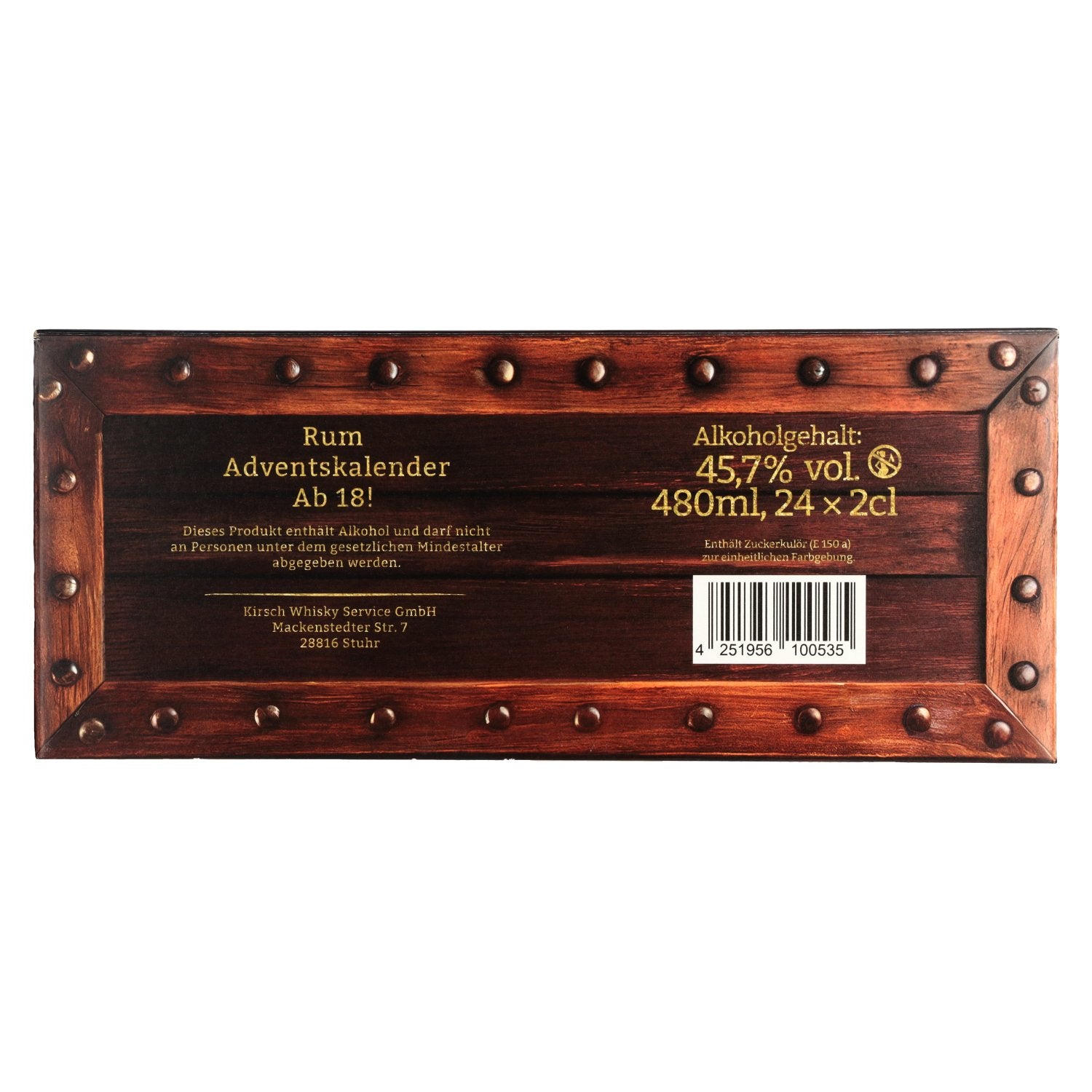 OH HOLY Rum Adventskalender 45,7% Vol. 24x0,02l