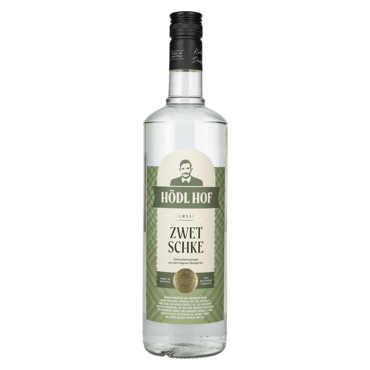 Hödl Hof Original ZWETSCHKE Schnaps 38 % vol. 1 l