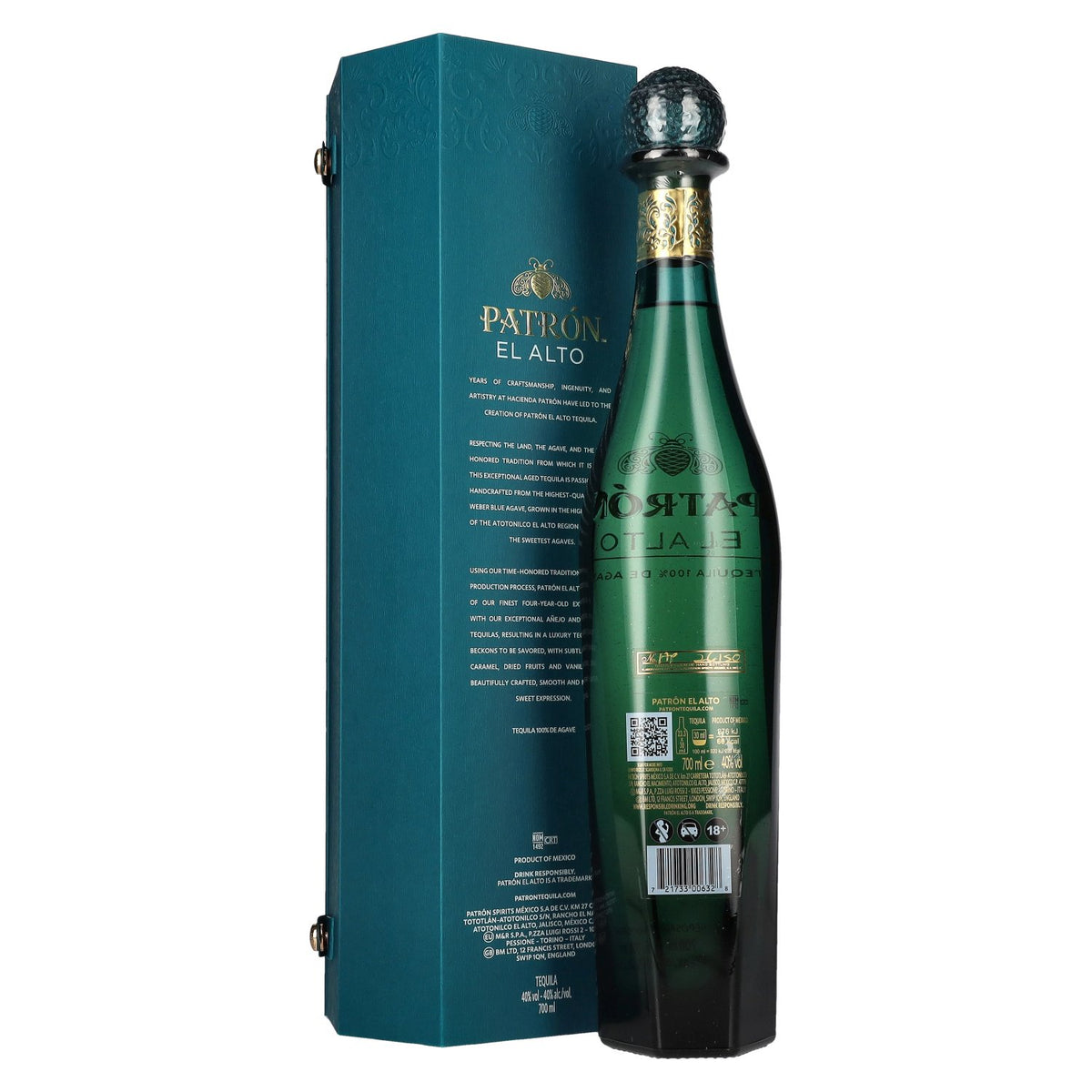 Patrón El Alto Reposado Tequila 100% agave 40% vol. 0,7 l