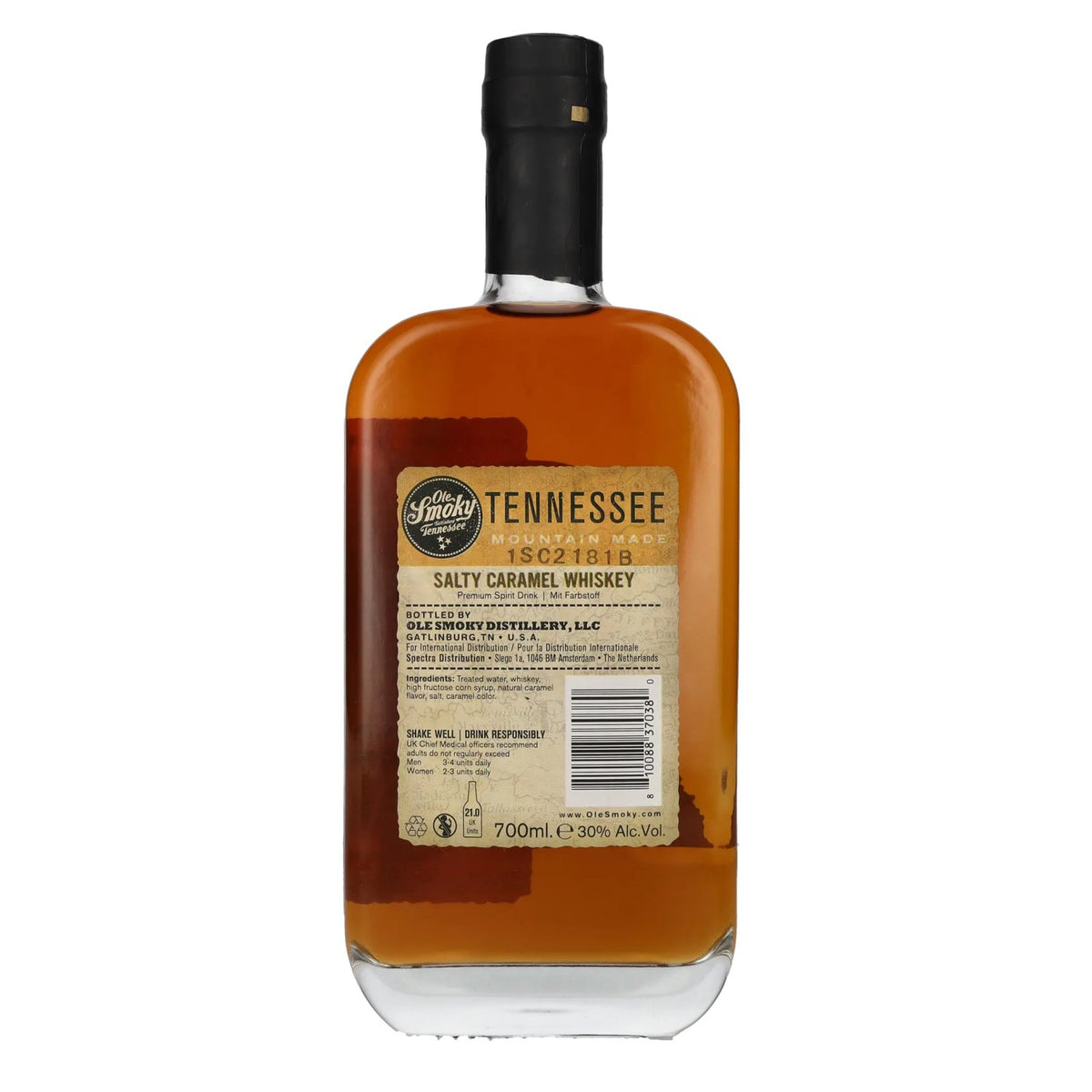 Ole Smoky Tennessee SALTED CARAMEL Whisky 30% ABV 0.7l
