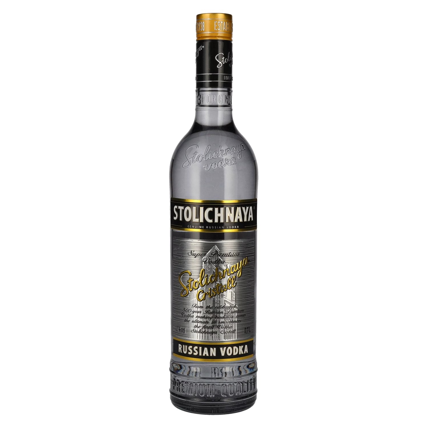 Stolichnaya Premium Vodka FKP Cristall 40% Vol. 0,7l