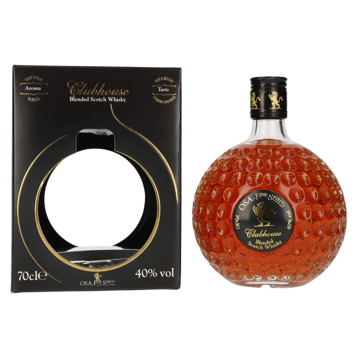 OSA Fine Spirits CLUBHOUSE Blended Scotch Whisky 40% ABV, 0.7 litres, in a gift box