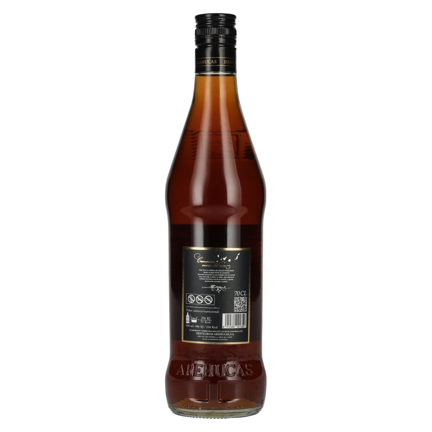 Ron Arehucas Guanche Liqueur de rhum au miel 20% vol. 0,7l