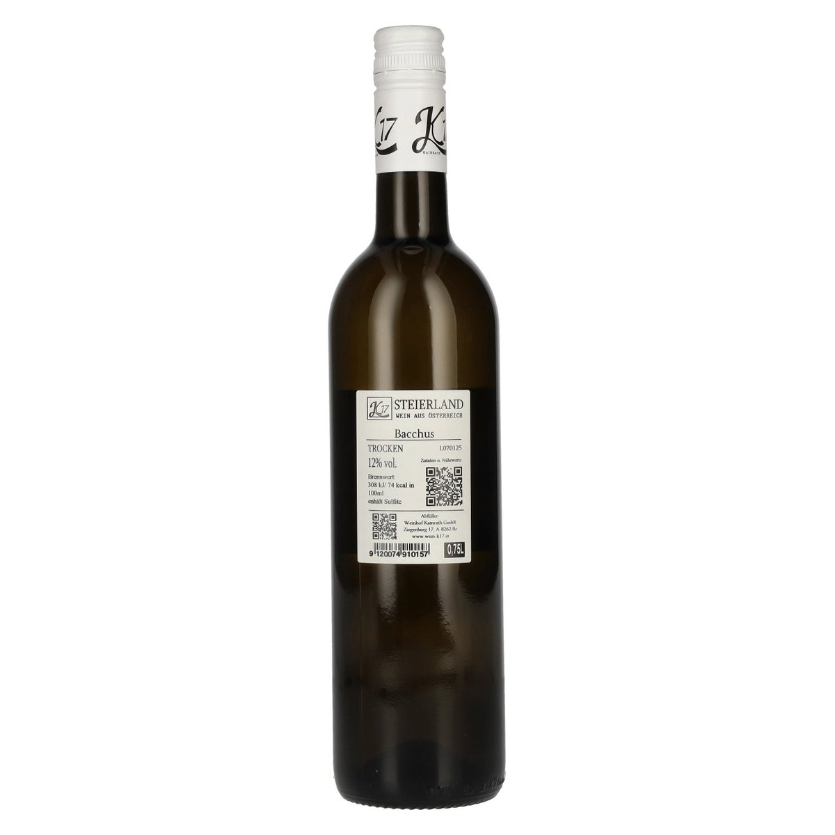 K17 Kainrath BACCHUS 12 % vol. 0,75 l