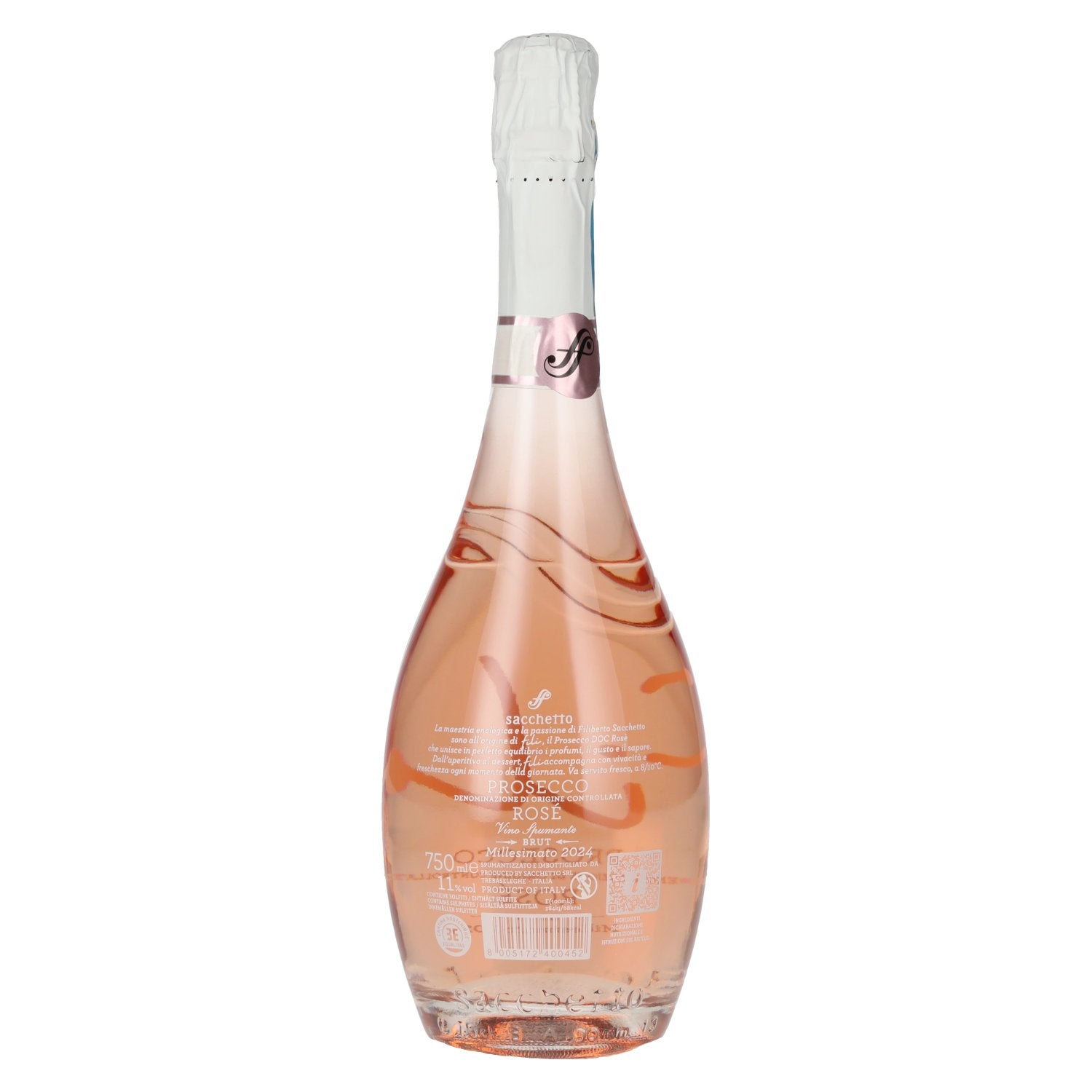 Sacchetto Fili Prosecco Rosé Brut Millesimato DOC 2024 11% Vol. 0,75l