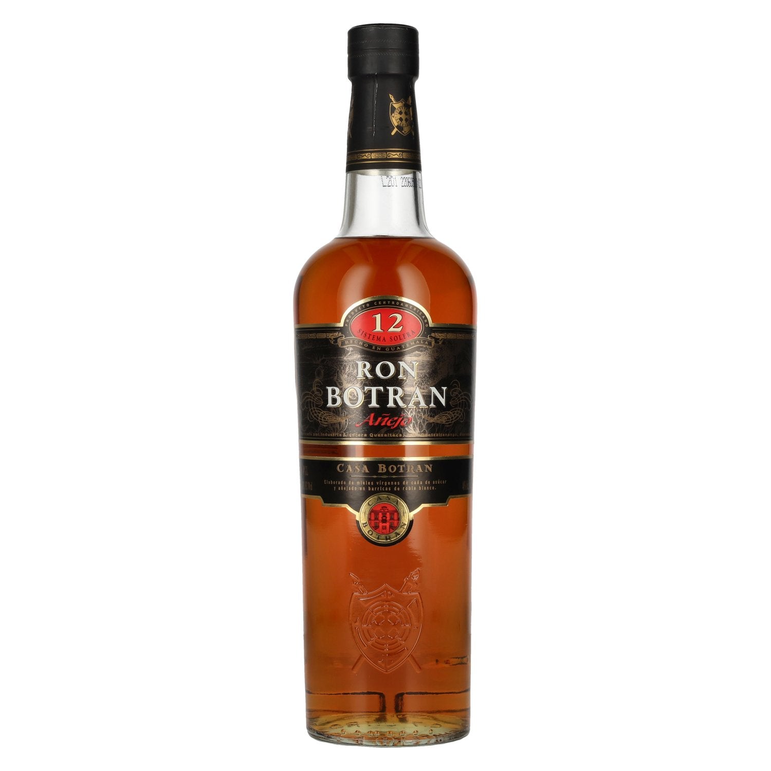 Botran Ron Añejo 12 Sistema Solera 40% Vol. 0,7l