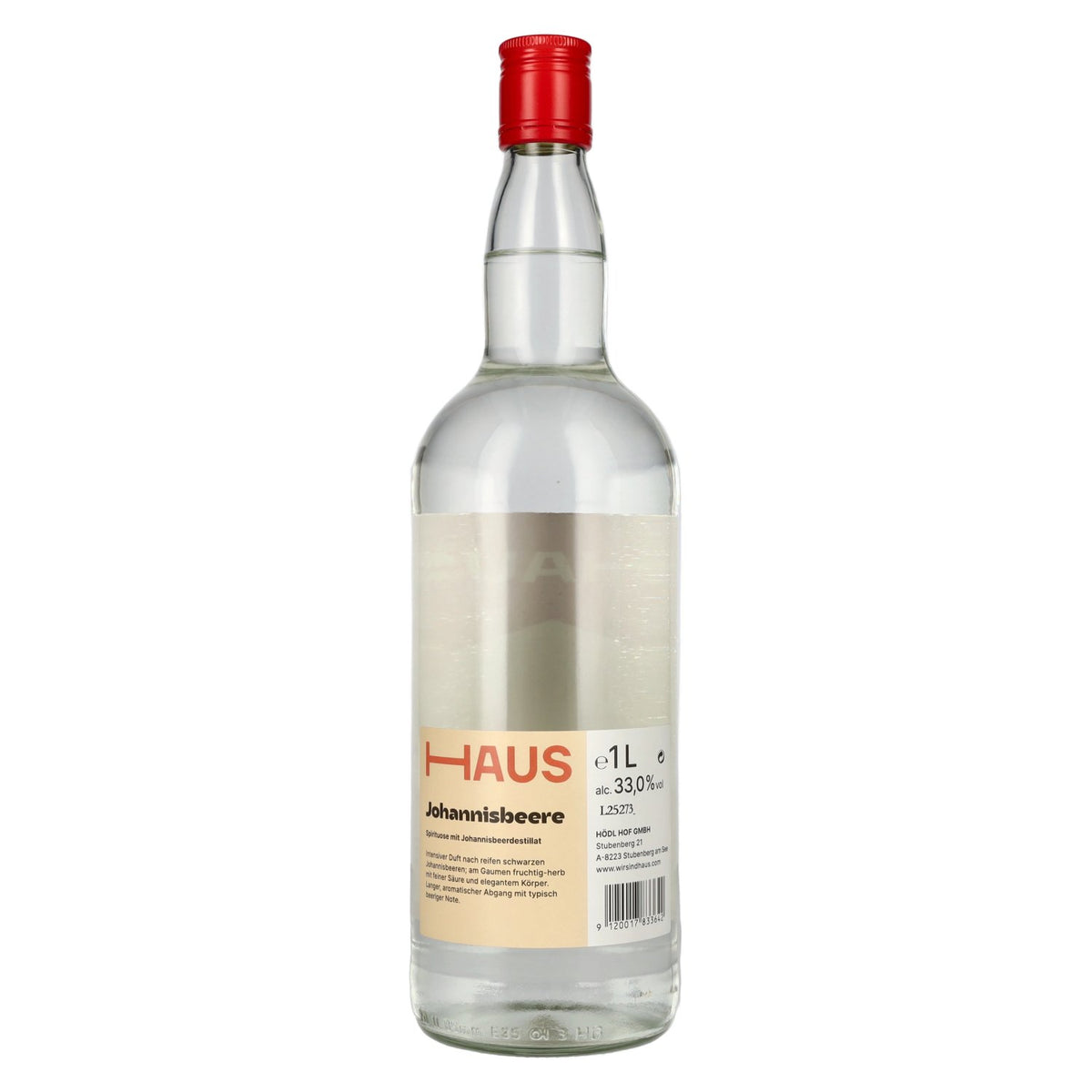 Hödl Hof HAUS JOHANNISBEERE Liqueur 33 % vol. 1 l