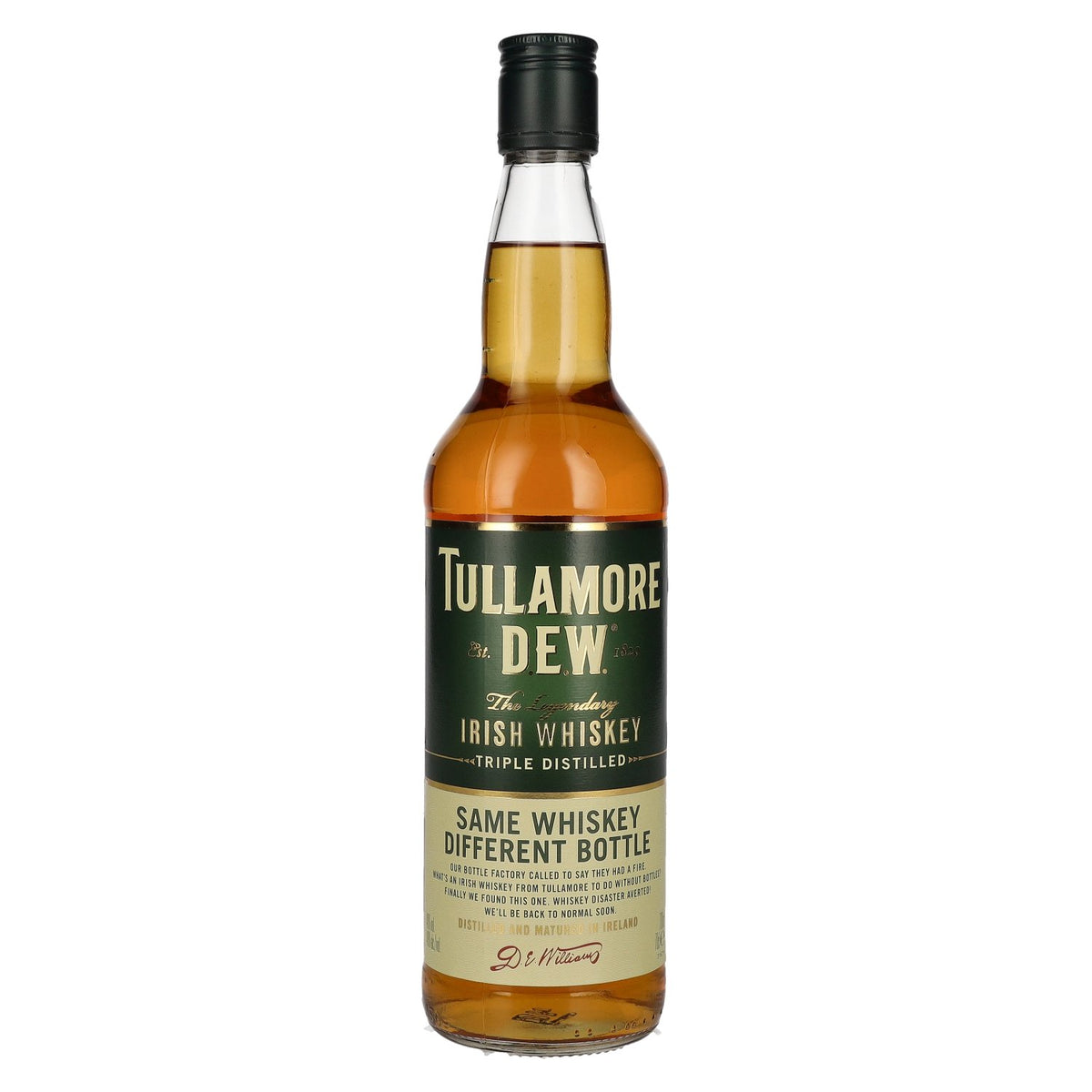 Tullamore D.E.W. Irish Whiskey ROUND 40% ABV 0.7l