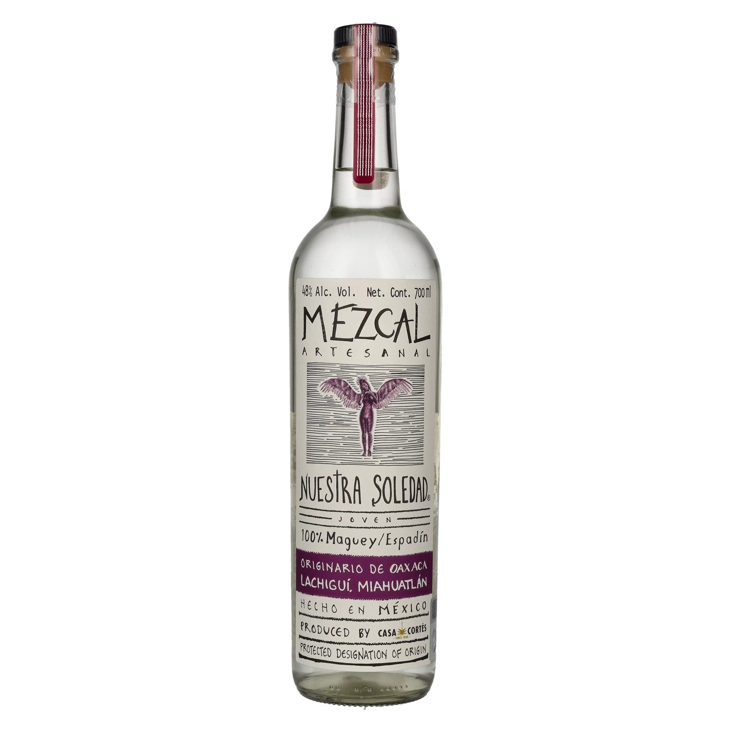 Nuestra Soledad Mezcal Joven LACHIGUÍ MIAHUATLÁN 48% Vol. 0,7l