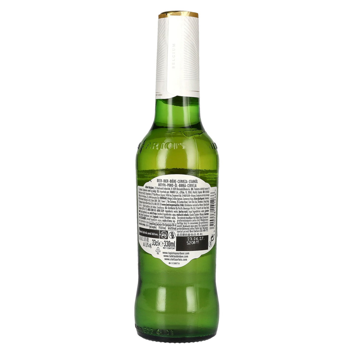 Stella Artois Premium Lager Beer 5% Vol. 0,33l