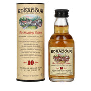 Edradour 10 Years Old Highland Single Malt Scotch Whisky 40% Vol. 0,05l in Geschenkbox