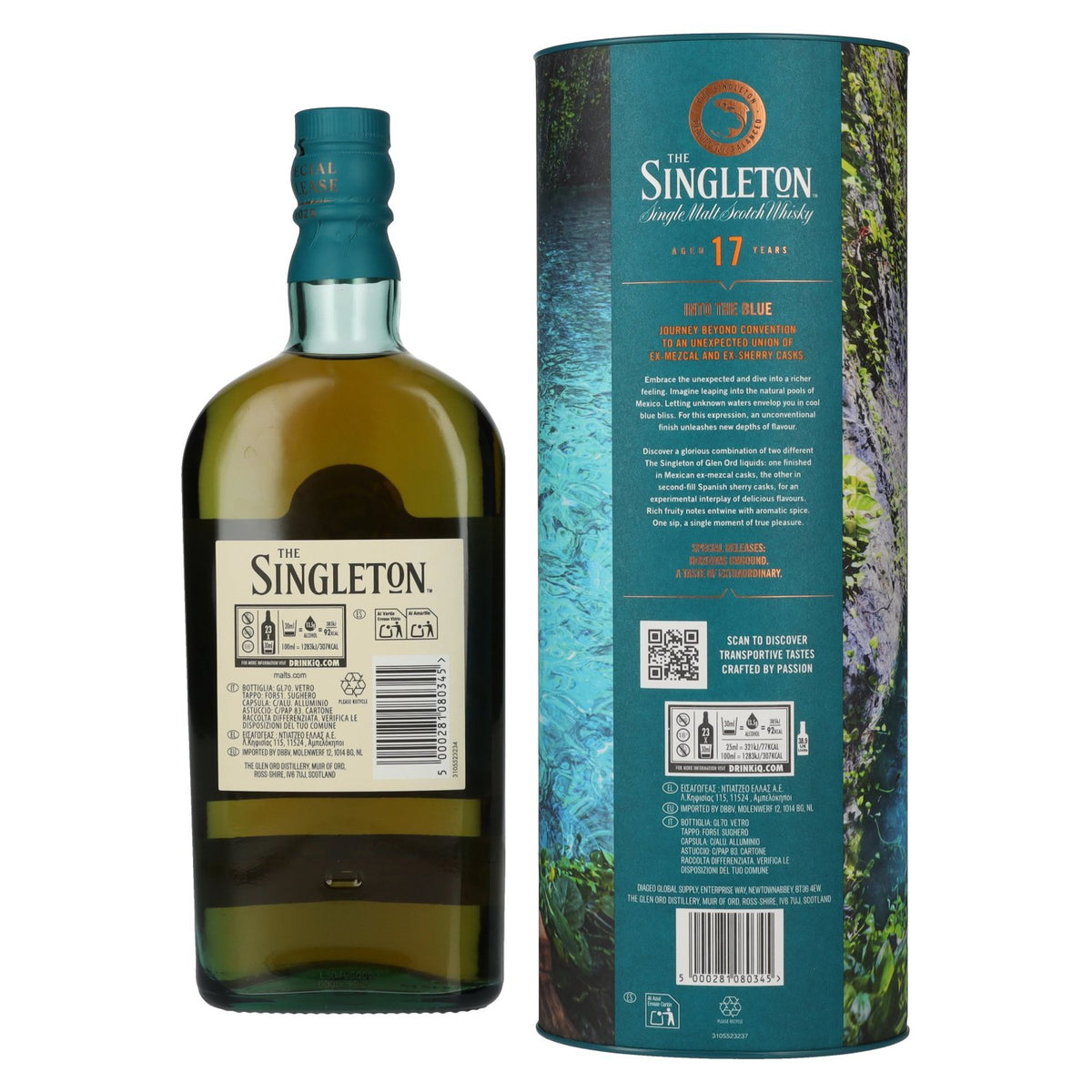 The Singleton 17 Years Old Glen Ord INTO THE BLUE Single Malt Special Release 2025 55,5% vol. 0,7 l in geschenkverpakking
