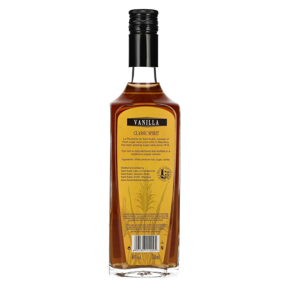Saint Aubin VANILLA Classic Spirit 40% vol. 0,7 l