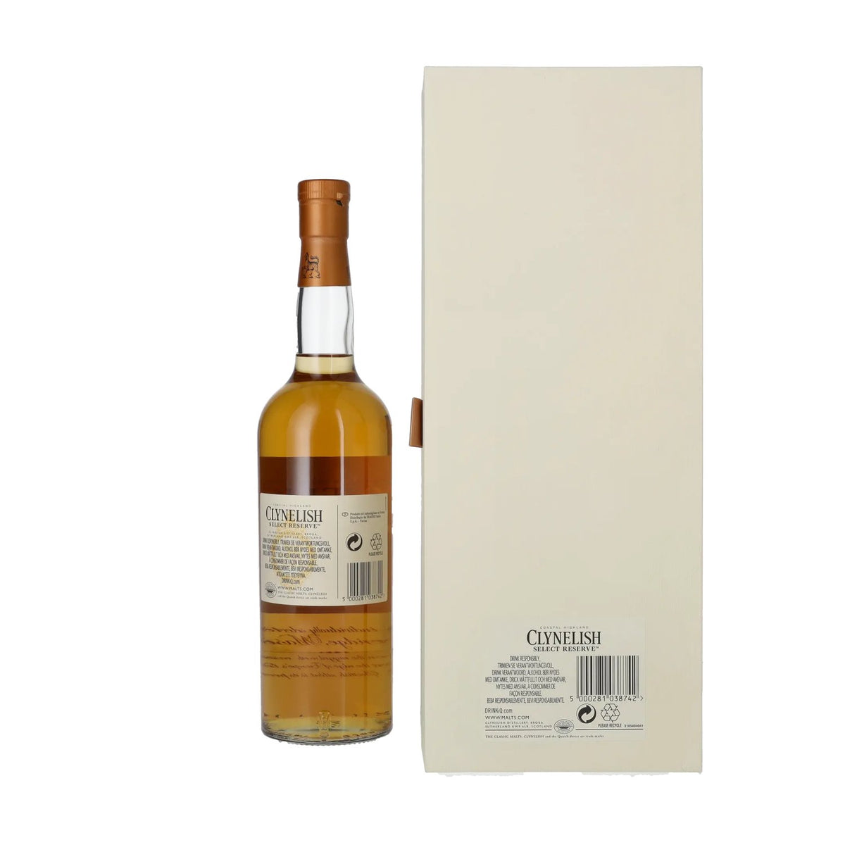Clynelish Select Reserve Natural Cask Strength 54,9% vol. 0,7l en boîte cadeau