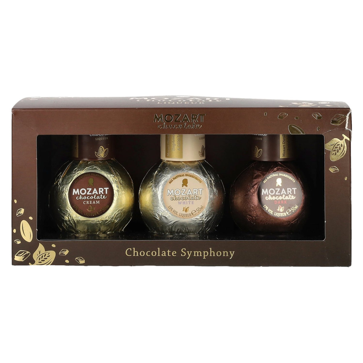 Mozart Chocolate Symphony Cream Liqueur Trio Set 16.3% vol. 3 x 0.05 l