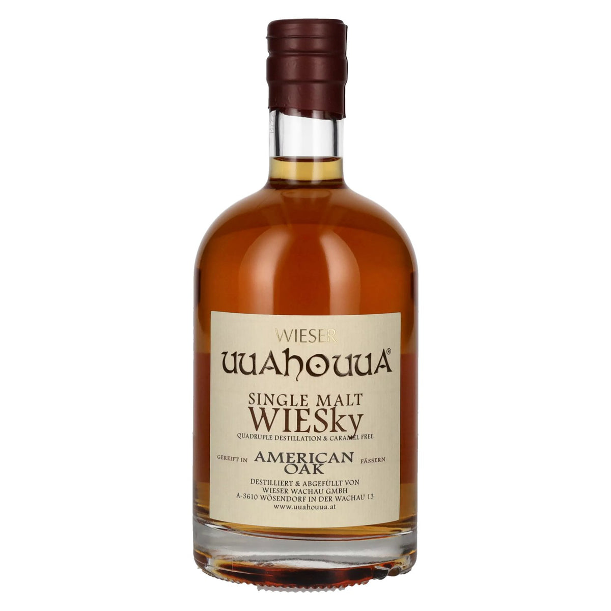Wieser Single Malt WIESky American Oak Whisky 40 % vol. 0,5 l