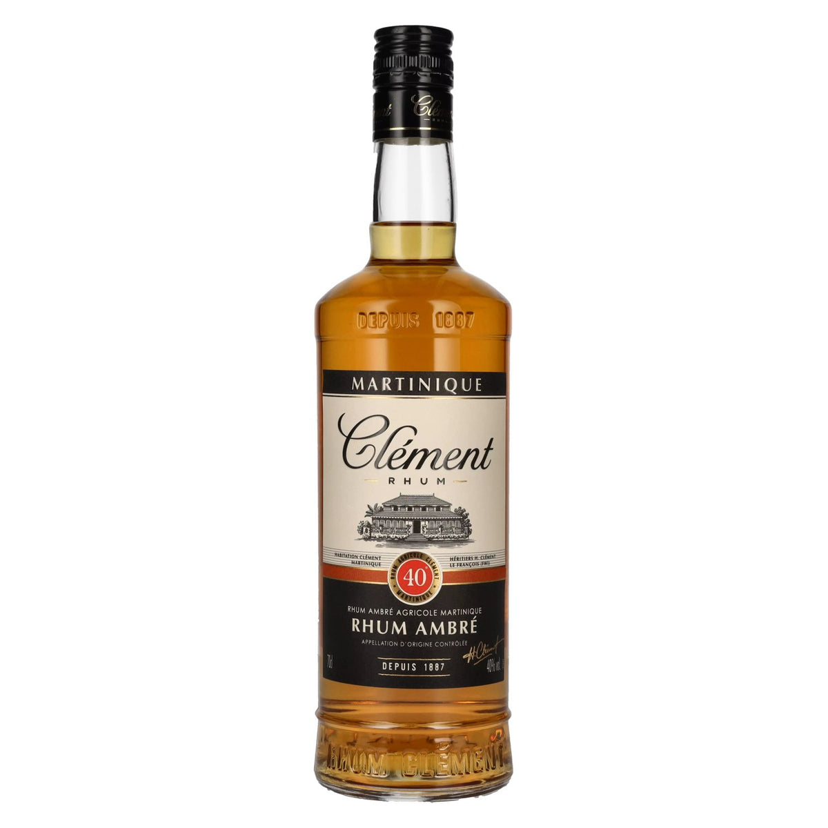 Clément Rhum Agricole Ambré 40% vol. 0,7 l