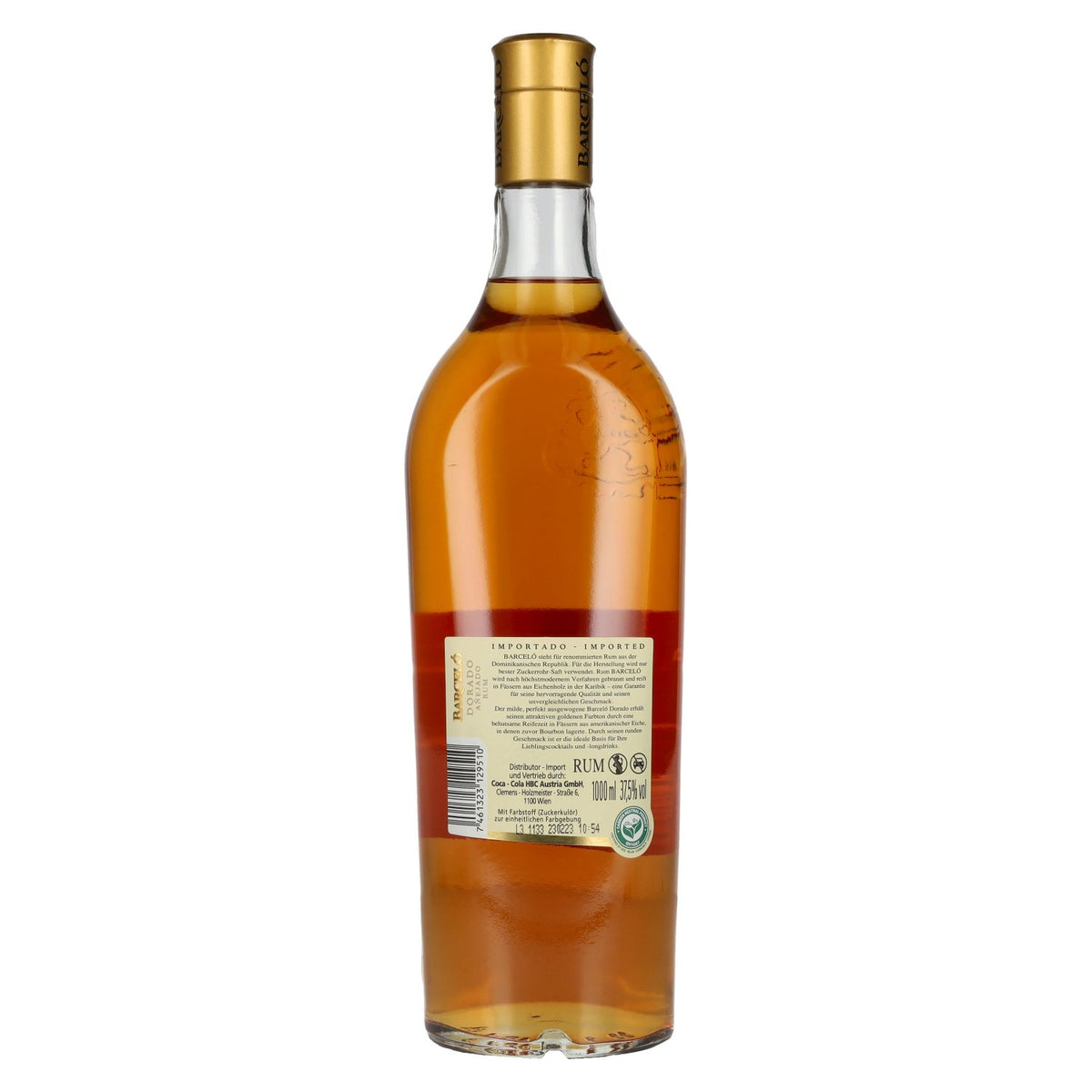 Ron Barceló DORADO Añejado Dominicaanse rum 37,5% vol. 1 l