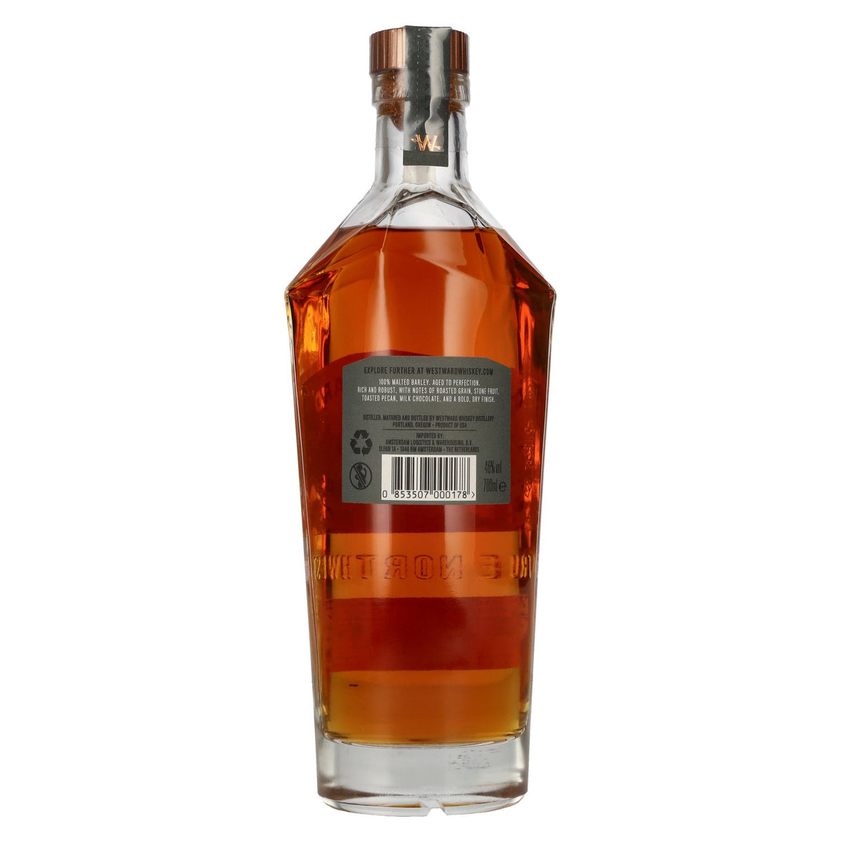 Westward American Single Malt Whiskey Stout Cask 46% Vol. 0,7l