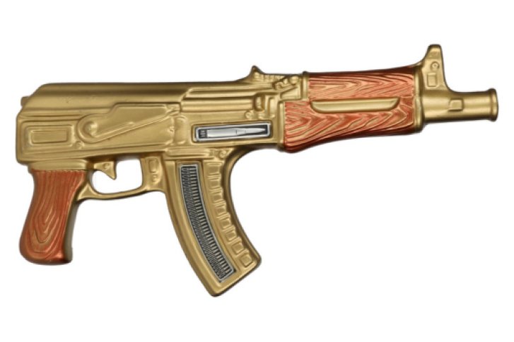 Bild zeigt Zlatogor AK-47 Vodka Flasche