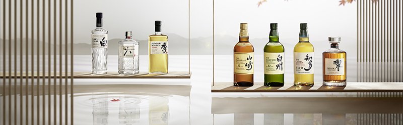 Japanische Premium-Spirituosen im Gleichgewicht – Harmonische Präsentation mit Naturkulisse