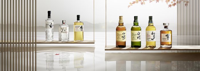 Japanische Premium-Spirituosen im Gleichgewicht – Harmonische Präsentation mit Naturkulisse