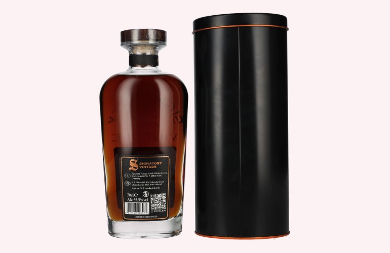 Signatory Vintage SYMINGTON'S CHOICE 17 Years Old TEANINICH PX Hogshead Finish #5 2007 55,5% Vol. 0,7l in Tinbox