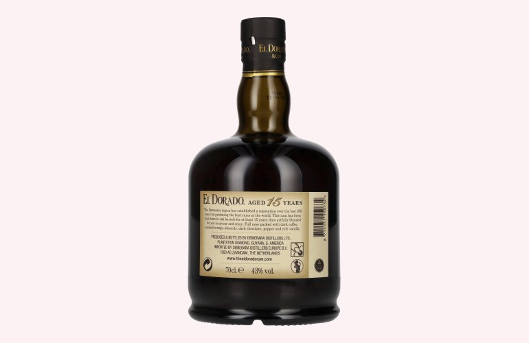 El Dorado 15 Years Old Finest Demerara Rum SPECIAL RESERVE 43% Vol. 0,7l