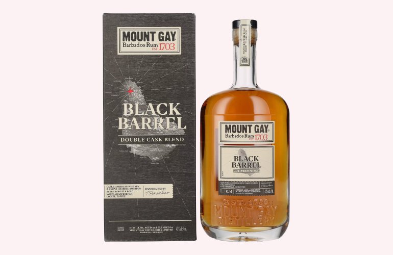 Mount Gay 1703 BLACK BARREL Barbados Rum 43% Vol. 1l in Giftbox