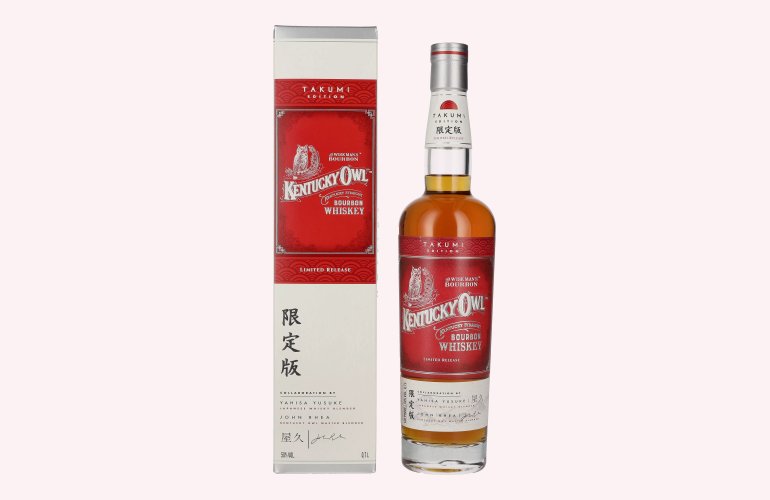 Kentucky Owl Bourbon Whiskey Takumi Limited Release 50% Vol. 0,7l in Giftbox