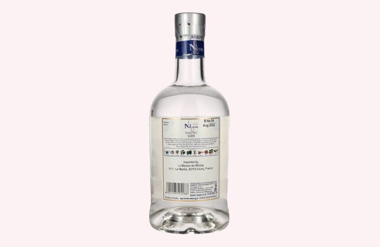 Amrut NILGIRIS Indian Dry Gin 42,8% Vol. 0,7l