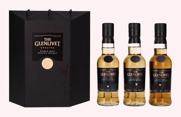 The Glenlivet SPECTRA Single Malt Scotch Whisky 40% Vol. 3x0,2l in Giftbox