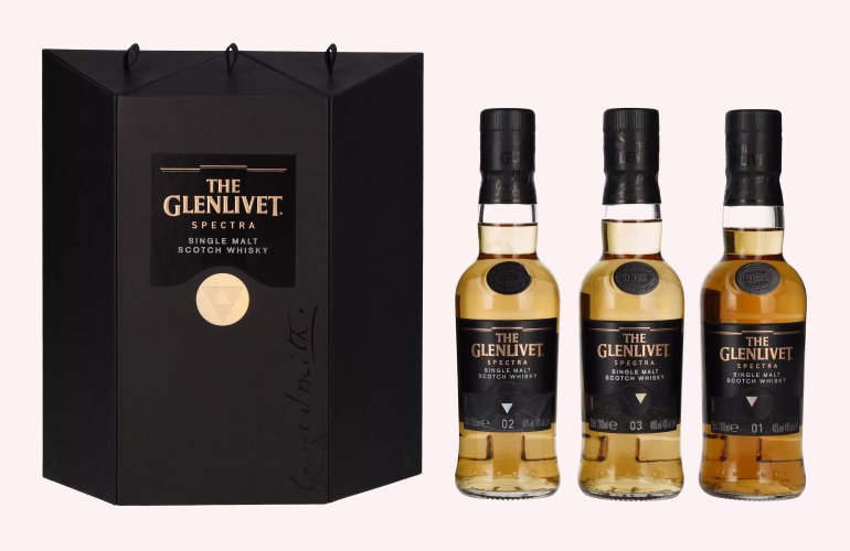 The Glenlivet SPECTRA Single Malt Scotch Whisky 40% Vol. 3x0,2l in Geschenkbox