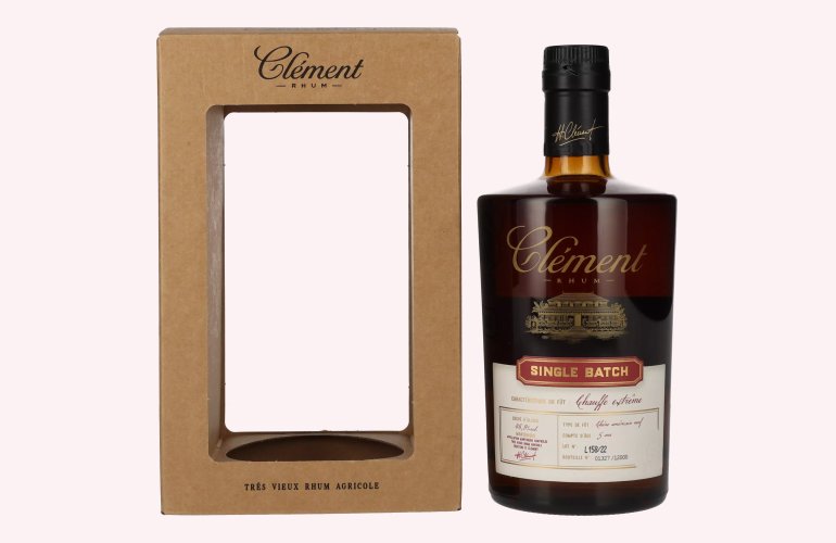 Clément Rhum Chauffe Extrême Single Batch 46,9% Vol. 0,5l in Giftbox