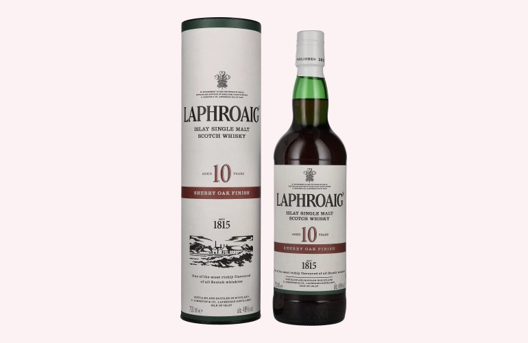 Laphroaig 10 Years Old Sherry Oak Finish 48% Vol. 0,7l in Geschenkbox