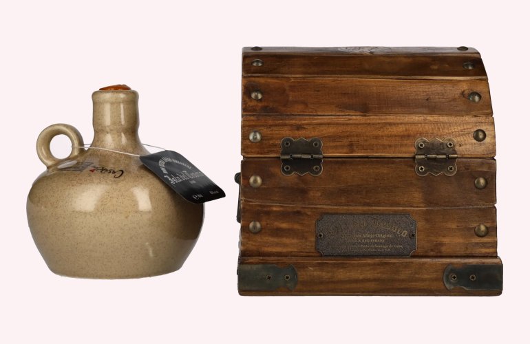 Ron Santiago de Cuba Isla del Tesoro Ron de Cuba Extra Añejo Original 40% Vol. 0,7l in Holzkiste