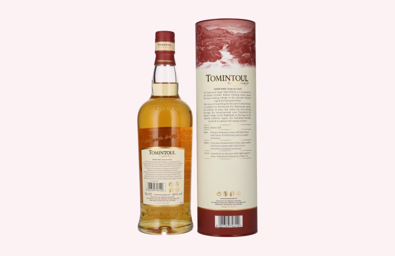 Tomintoul 14 Years Old Single Malt Scotch Whisky 46% Vol. 0,7l in Geschenkbox