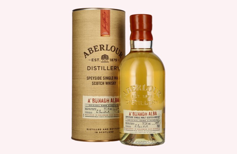 Aberlour A'BUNADH ALBA Original Cask Strength Batch No. 009 59,3% Vol. 0,7l in geschenkverpakking